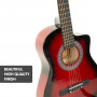 Karrera Childrens Acoustic Guitar - Red thumbnail 3