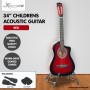 Karrera Childrens Acoustic Guitar - Red thumbnail 5