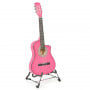 38in Cutaway Acoustic Guitar with guitar bag - Pink thumbnail 6