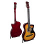 Karrera 38in Pro Cutaway Acoustic Guitar with Bag Strings - Sun Burst thumbnail 2