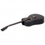 Karrera 38in Pro Cutaway Acoustic Guitar with Carry Bag - Black thumbnail 1