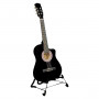 Karrera 38in Pro Cutaway Acoustic Guitar with Carry Bag - Black thumbnail 4