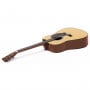 38in Pro Cutaway Acoustic Guitar with guitar bag - Natural thumbnail 5