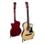 38in Pro Cutaway Acoustic Guitar with guitar bag - Natural thumbnail 2