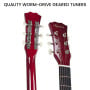 38in Pro Cutaway Acoustic Guitar with guitar bag - Natural thumbnail 8