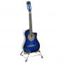 Karrera 38in Pro Cutaway Acoustic Guitar with Bag Strings - Blue Burst thumbnail 4