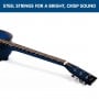 Karrera 38in Pro Cutaway Acoustic Guitar with Bag Strings - Blue Burst thumbnail 2