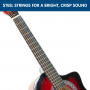 Karrera 38in Pro Cutaway Acoustic Guitar with guitar bag - Red Burst thumbnail 5