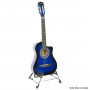 38in Cutaway Acoustic Guitar with guitar bag - Blue Burst thumbnail 1