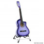 38in Cutaway Acoustic Guitar with guitar bag - Purple Burst thumbnail 1