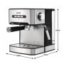 Pronti 1.6L Automatic Coffee Espresso Machine with Steam Frother thumbnail 3
