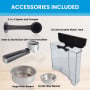 Pronti 1.6L Automatic Coffee Espresso Machine with Steam Frother thumbnail 9