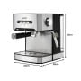 Pronti 1.6L Automatic Coffee Espresso Machine with Steam Frother thumbnail 7