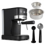 Pronti KCM-850D Coffee Machine 20 Bar Espresso Maker with Milk Frother and 1.25L Tank thumbnail 1