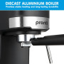 Pronti KCM-850D Coffee Machine 20 Bar Espresso Maker with Milk Frother and 1.25L Tank thumbnail 6