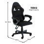 Sarantino Antre Kids Study Gaming Chair in Black thumbnail 4