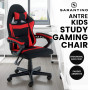 Sarantino Antre Kids Study Gaming Chair - Black and Red thumbnail 9