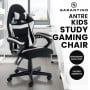 Sarantino Antre Kids Study Gaming Chair in Black and White Office Adjustable Height Chair thumbnail 2