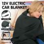 Heated Electric Car Blanket 150x110cm 12V - Black thumbnail 6