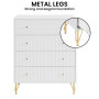 Sarantino Rocco Chest of Drawers - White thumbnail 8