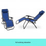 Zero Gravity Reclining Deck Chair - Blue thumbnail 10
