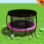 Trampoline 16 ft Kahuna with Roof set - Pink thumbnail 1