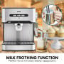Pronti Toaster, Kettle & Coffee Machine Breakfast Set - Black thumbnail 9