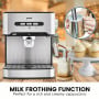 Pronti Toaster, Kettle & Coffee Machine Breakfast Set - Black thumbnail 9