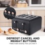 Pronti Toaster, Kettle & Coffee Machine Breakfast Set - Black thumbnail 10