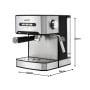 Pronti Toaster, Kettle & Coffee Machine Breakfast Set - Black thumbnail 4