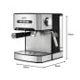 Pronti Toaster, Kettle & Coffee Machine Breakfast Set - Black thumbnail 3