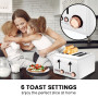 Pronti Toaster, Kettle & Coffee Machine Breakfast Set - White thumbnail 10