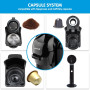 Pronti HomeMaid 3-in-1 Coffee Machine Multi-Capsule Pods and Ground Coffee Nespresso & Caffitaly Compatible CM-511HM thumbnail 5