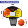 Kahuna Trampoline LED Basketball Hoop Set with Light-Up Ball thumbnail 5