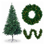Christabelle Artificial Tree 1.5m 61cm Chadwick Wreath 2.7m Garland with LED Light thumbnail 1