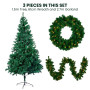 Christabelle Artificial Tree 1.5m 61cm Chadwick Wreath 2.7m Garland with LED Light thumbnail 7