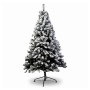 Christabelle 3pc Christmas Set: 1.5m Snow Flocked Tree 61cm Pre-Lit LED Wreath & 2.74m Frosted Garland Holiday Decor thumbnail 3