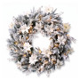 Christabelle 3pc Christmas Set: 1.5m Snow Flocked Tree 61cm Pre-Lit LED Wreath & 2.74m Frosted Garland Holiday Decor thumbnail 4