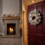 Christabelle 3pc Christmas Set: 1.5m Snow Flocked Tree 61cm Pre-Lit LED Wreath & 2.74m Frosted Garland Holiday Decor thumbnail 8