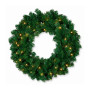 Christabelle Green Artificial Tree 1.8m 61cm Chadwick Wreath with Lights 2.7m Garland with LED Light thumbnail 4