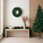 Christabelle Green Artificial Tree 1.8m 61cm Chadwick Wreath with Lights 2.7m Garland with LED Light thumbnail 9