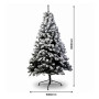 Christabelle Snow-Tipped Snowflocked Tree 61cm Snow Wreath Colonial with Lights 2.74m Garland Snow Frosted thumbnail 16