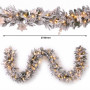 Christabelle Snow-Tipped Snowflocked Tree 61cm Snow Wreath Colonial with Lights 2.74m Garland Snow Frosted thumbnail 18