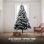 Christabelle Snow-Tipped Tree 61cm Snow Wreath Colonial with Lights 2.74m Garland Snow Frosted thumbnail 12