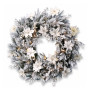 Christabelle Snow-Tipped Christmas 3pc Set 2.4m Christmas Tree Wreath and Garland with LED Lights Holiday Decor thumbnail 5