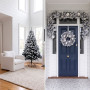 Christabelle Snow-Tipped Christmas 3pc Set 2.4m Christmas Tree Wreath and Garland with LED Lights Holiday Decor thumbnail 8