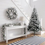 Christabelle Snow-Tipped Christmas 3pc Set 2.4m Christmas Tree Wreath and Garland with LED Lights Holiday Decor thumbnail 9