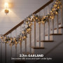 Christabelle Snow-Tipped Christmas 3pc Set 2.4m Christmas Tree Wreath and Garland with LED Lights Holiday Decor thumbnail 18