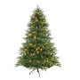 Christabelle Everglow Fir Christmas 3pc Set 1.2m Christmas Tree Wreath and Garland with LED Lights Holiday Decor thumbnail 4