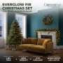 Christabelle 1.8m Prelit Tree 61cm Highland Pine Wreath Prelit 2.74m Highland Pine Christmas Garland thumbnail 2